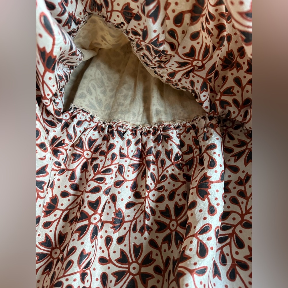 APIECE APART 100% silk Maxi Dress Sz S/M - Picture 11 of 13